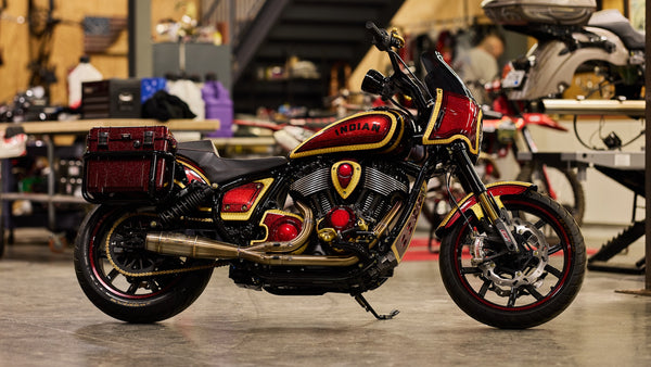 Hart Luck exhaust on Indian Sport Chief
