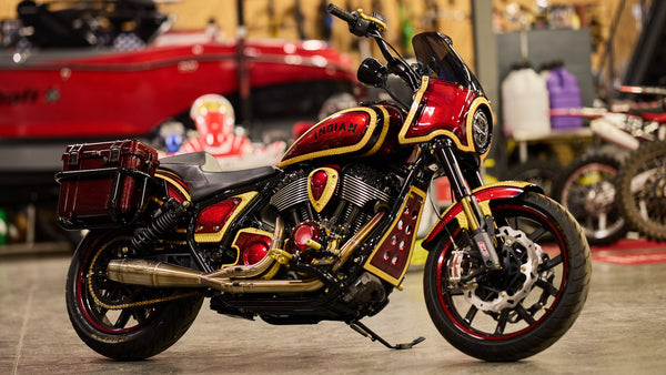 Hart Luck exhaust on Indian Sport Chief