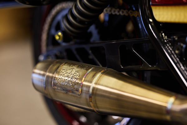 Hart Luck exhaust on Indian Sport Chief