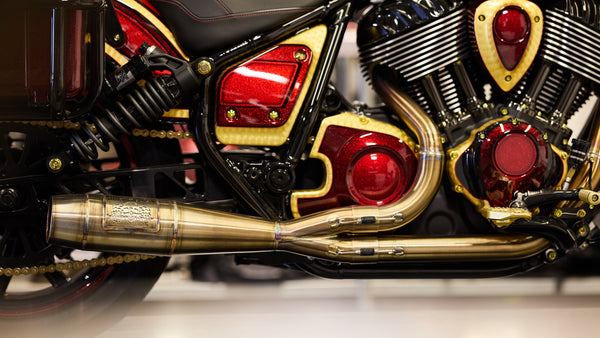 Hart Luck exhaust on Indian Sport Chief